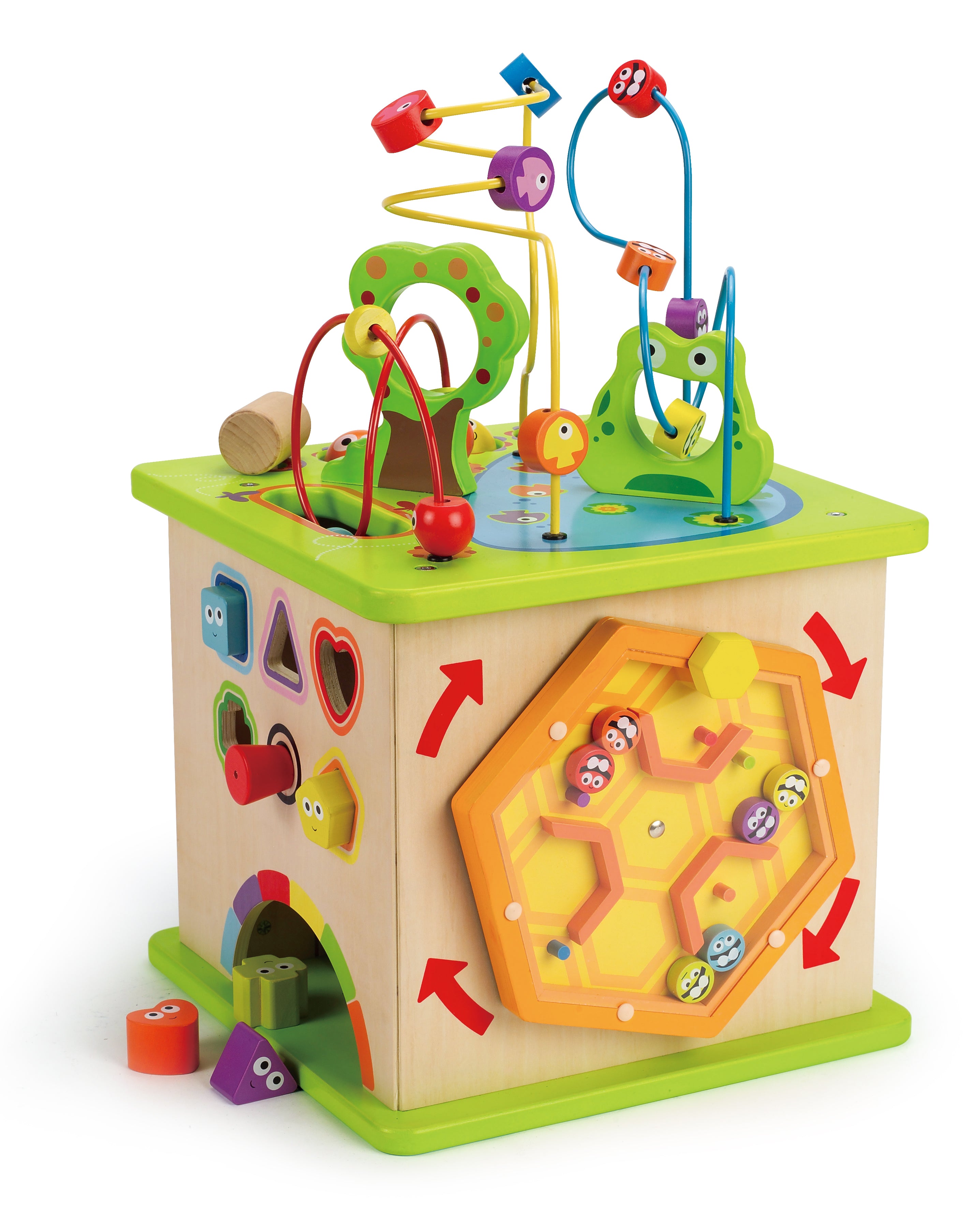 Hape - Country Critters Play Cube