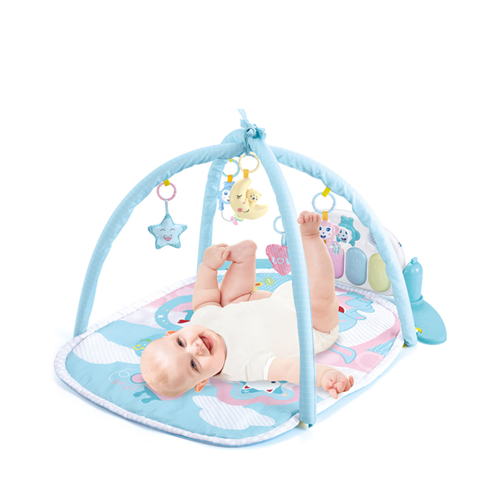 Little Angel - Baby Piano Fitness Play Gym (Blue)