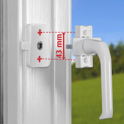 Reer WinLock window and balcony door lock (White)