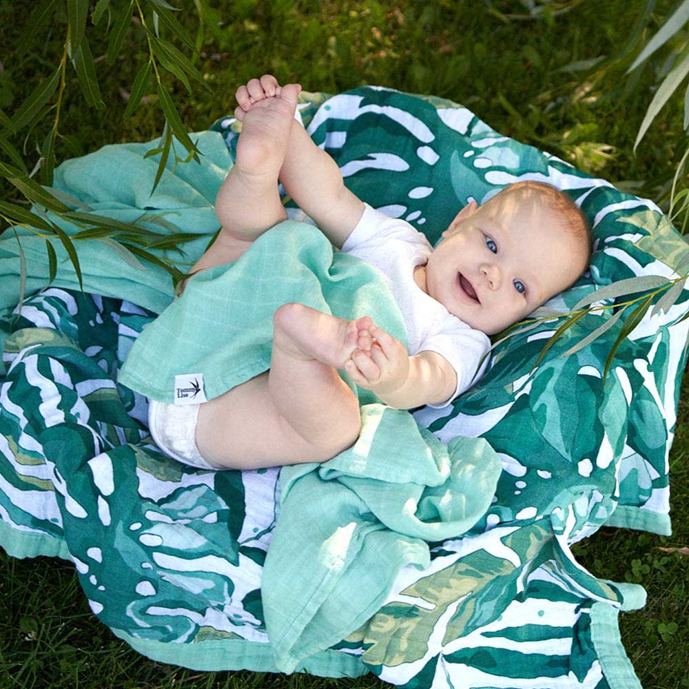 Tommy Lise - Baby Blanket Roaming Mangrove (106x106 cm)