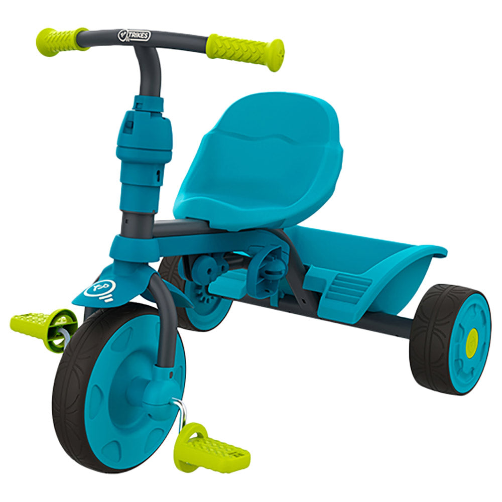 Mookie TP Trike - 4-In-1 Kids Tricycle Dino Discovery (Blue)
