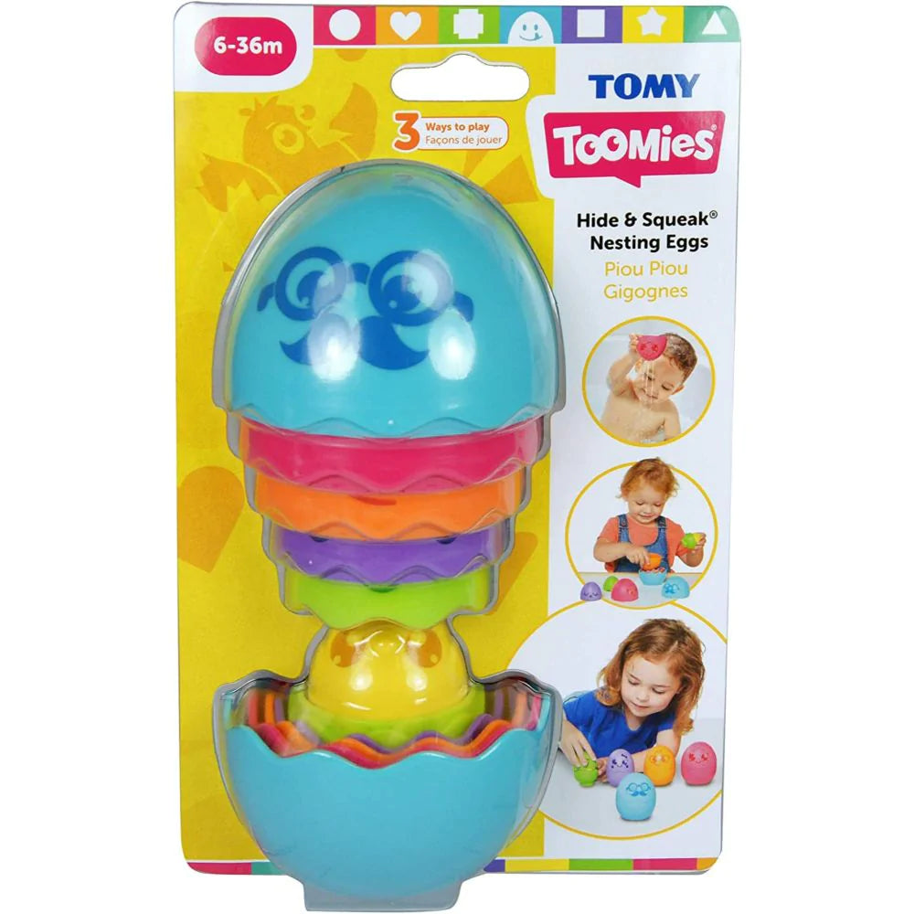 Toomies Hide And Squeak Nesting Eggs (Blue)