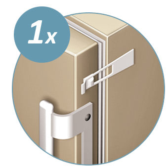 Reer Refrigerator Lock (White)
