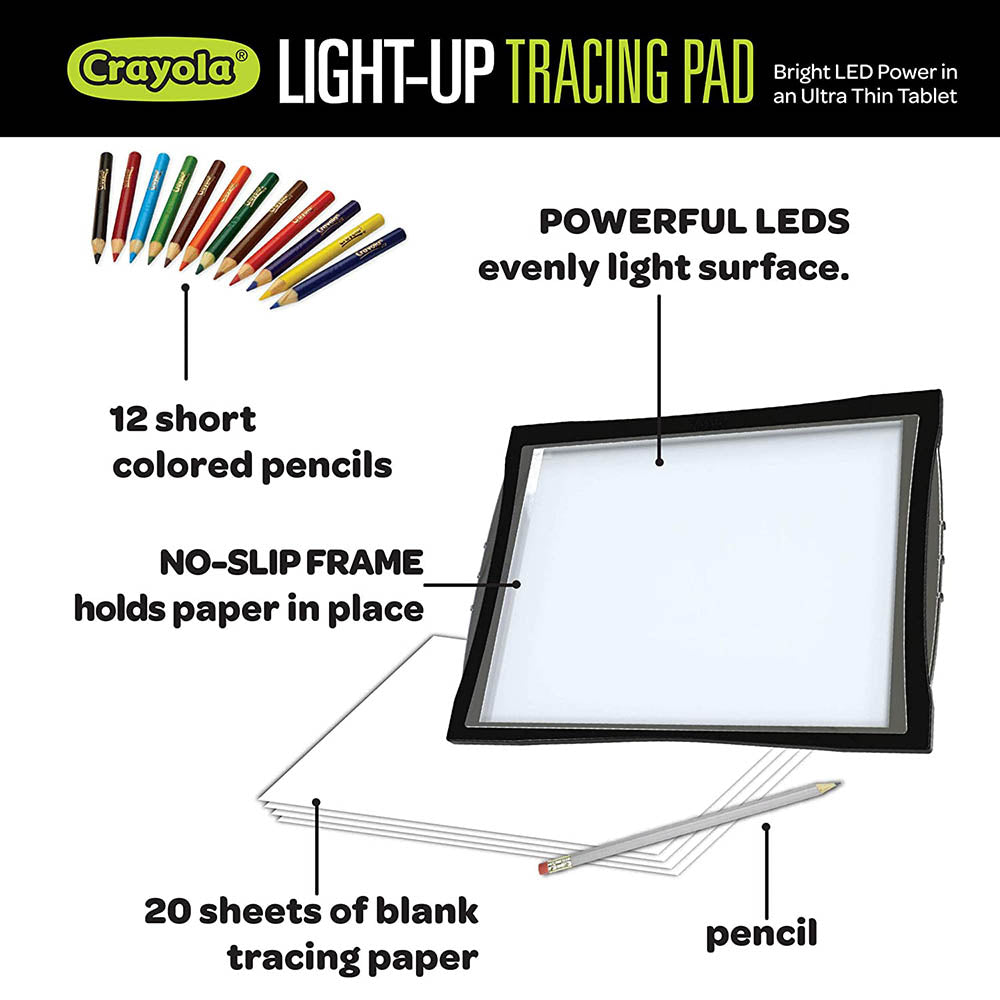 Crayola - Light Up Tracing Pad With Night Mode