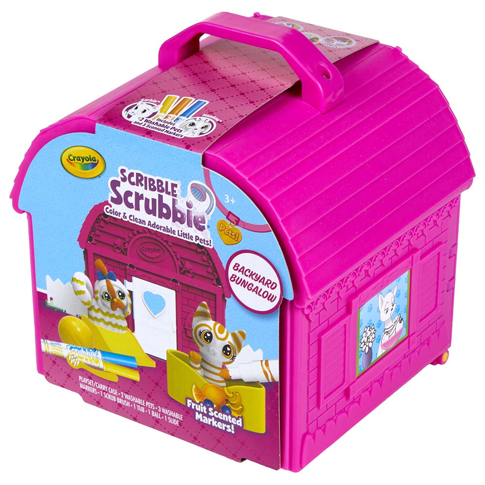 Crayola - Scribble Scrubbie Pets Backyard Bungalow Playset