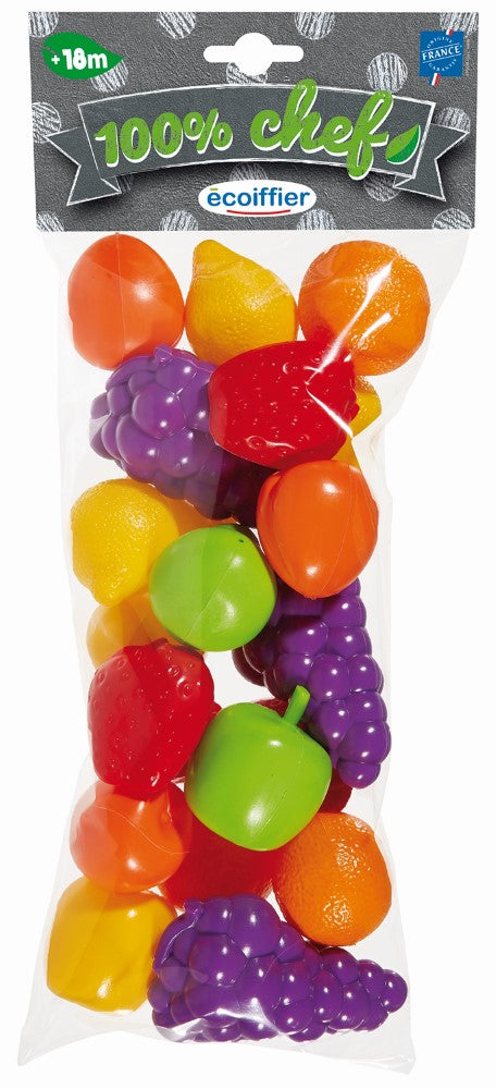Ecoiffier 22 Fruits In A Polybag