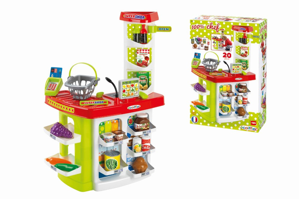 Ecoiffier 100% Chef Super Shop 20pcs