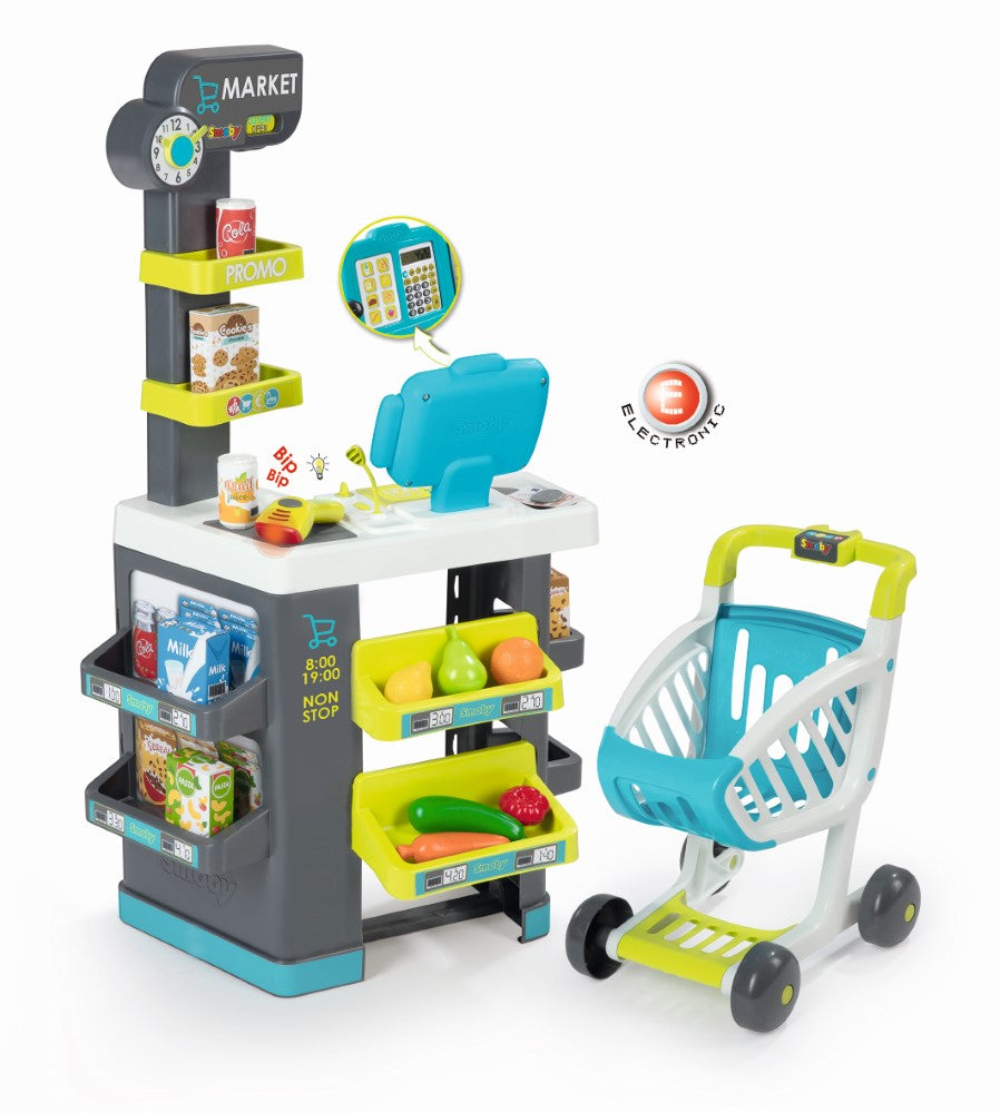 Smoby Market With 34 Accessories