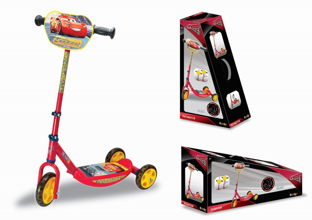 Smoby Disney Cars 3 3 Wheel Scooter