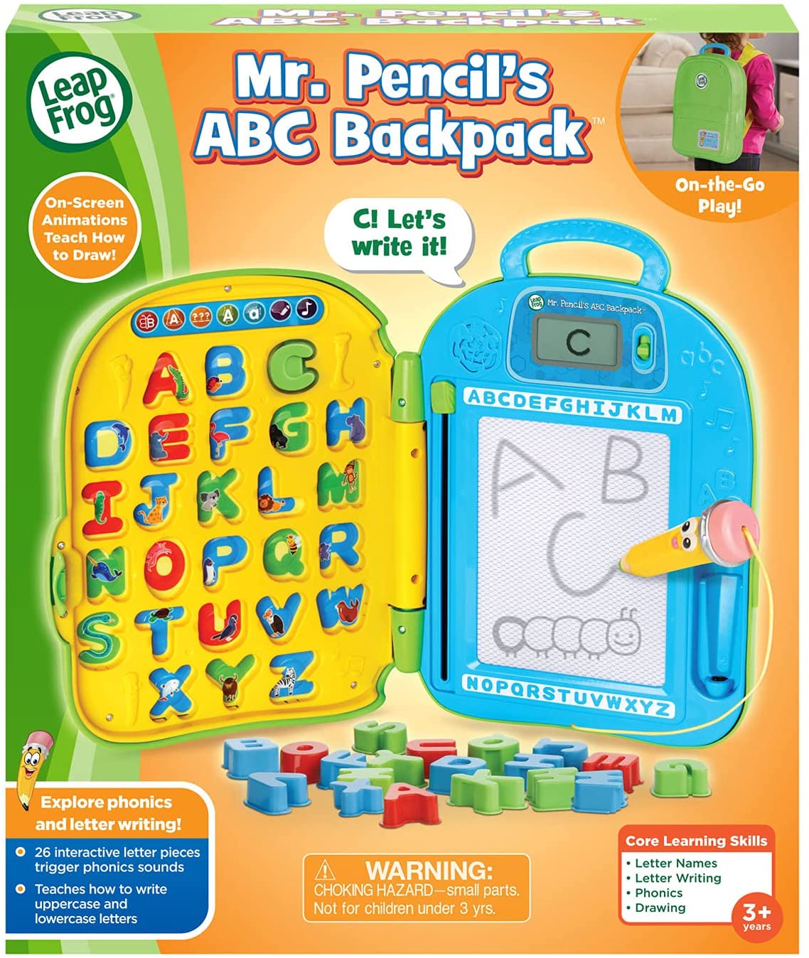 Leapfrog Mr. Pencil's Alphabet Backpack