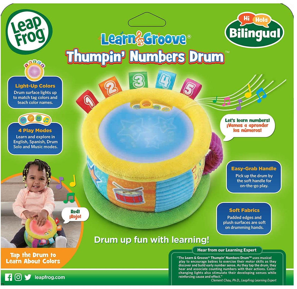 Leapfrog Thumpin' Numbers Drum (Lfus)