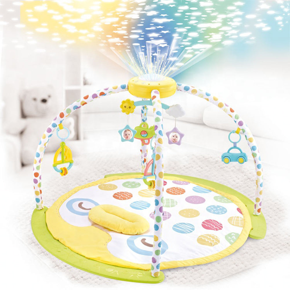 Goodway 5 In1 Baby Soft Mat Activity Play Gym With Projector