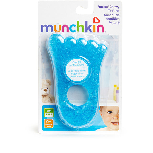 Munchkin - Fun Ice Foot Chewy Teether (Blue)