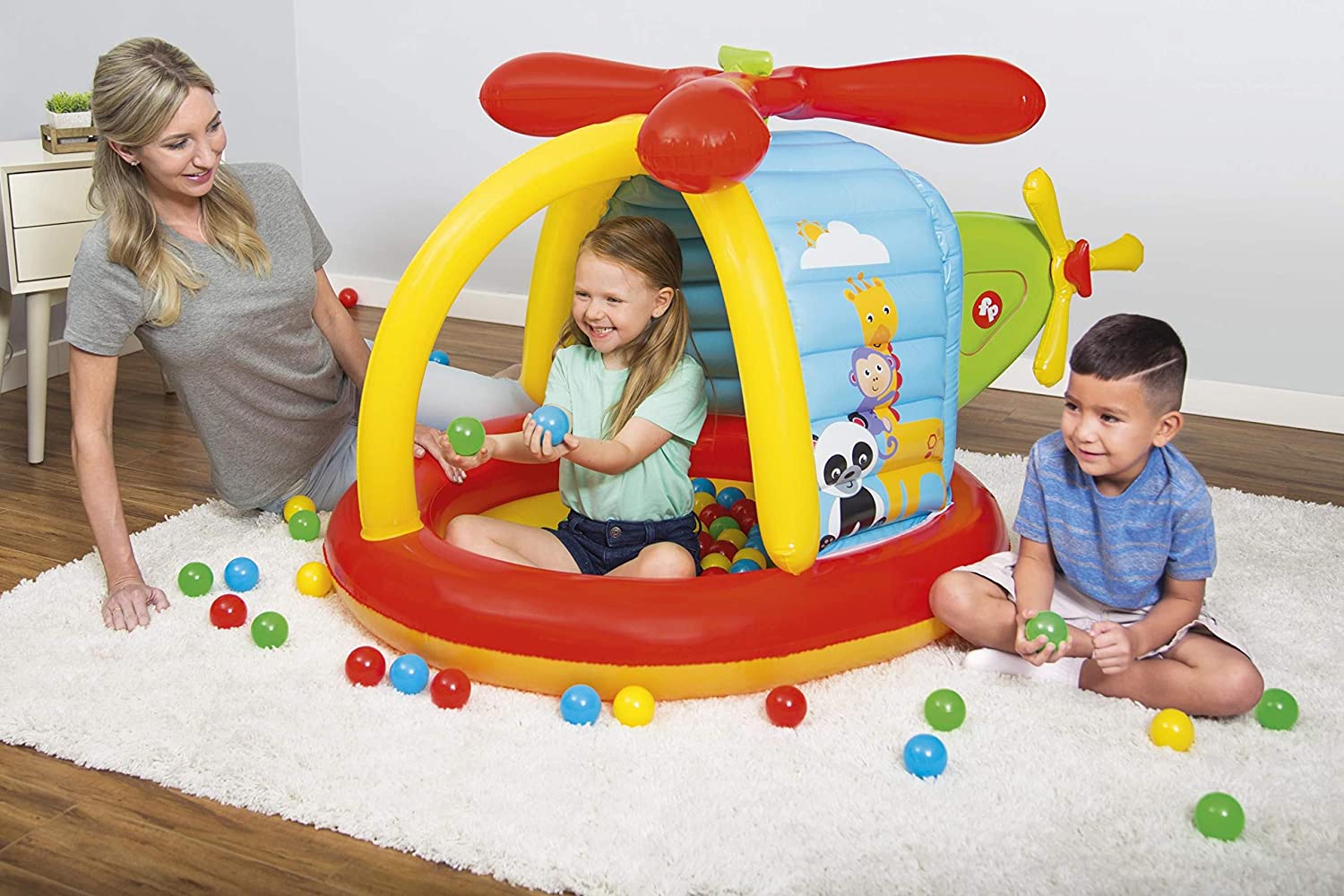 Bestway - Helicopter Ball Pit (61" x 40" x 36" / 1.55m x 1.02m x 91cm)