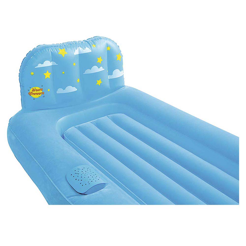 Dream Glimmers Comfort Airbed - Blue (52" x 30" x 18"/1.32m x 76cm x 46cm)