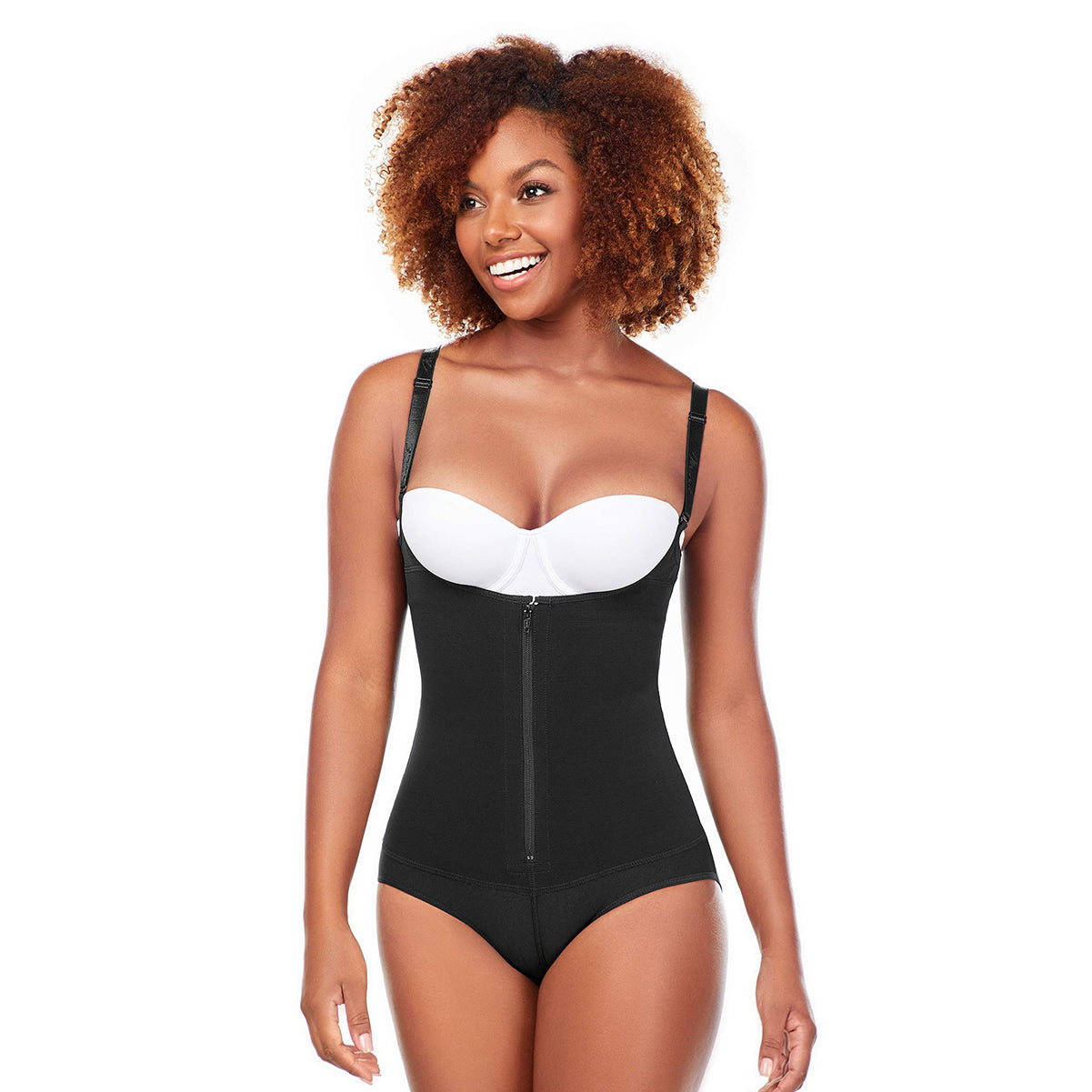 Women Tummy Control High Compression Shapewear Bodysuit (Black) –