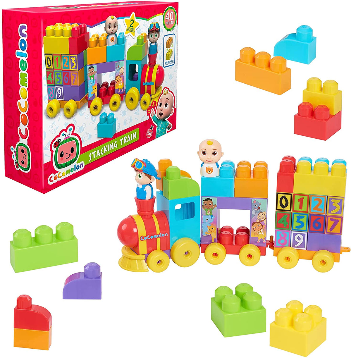 Cocomelon Stacking Train