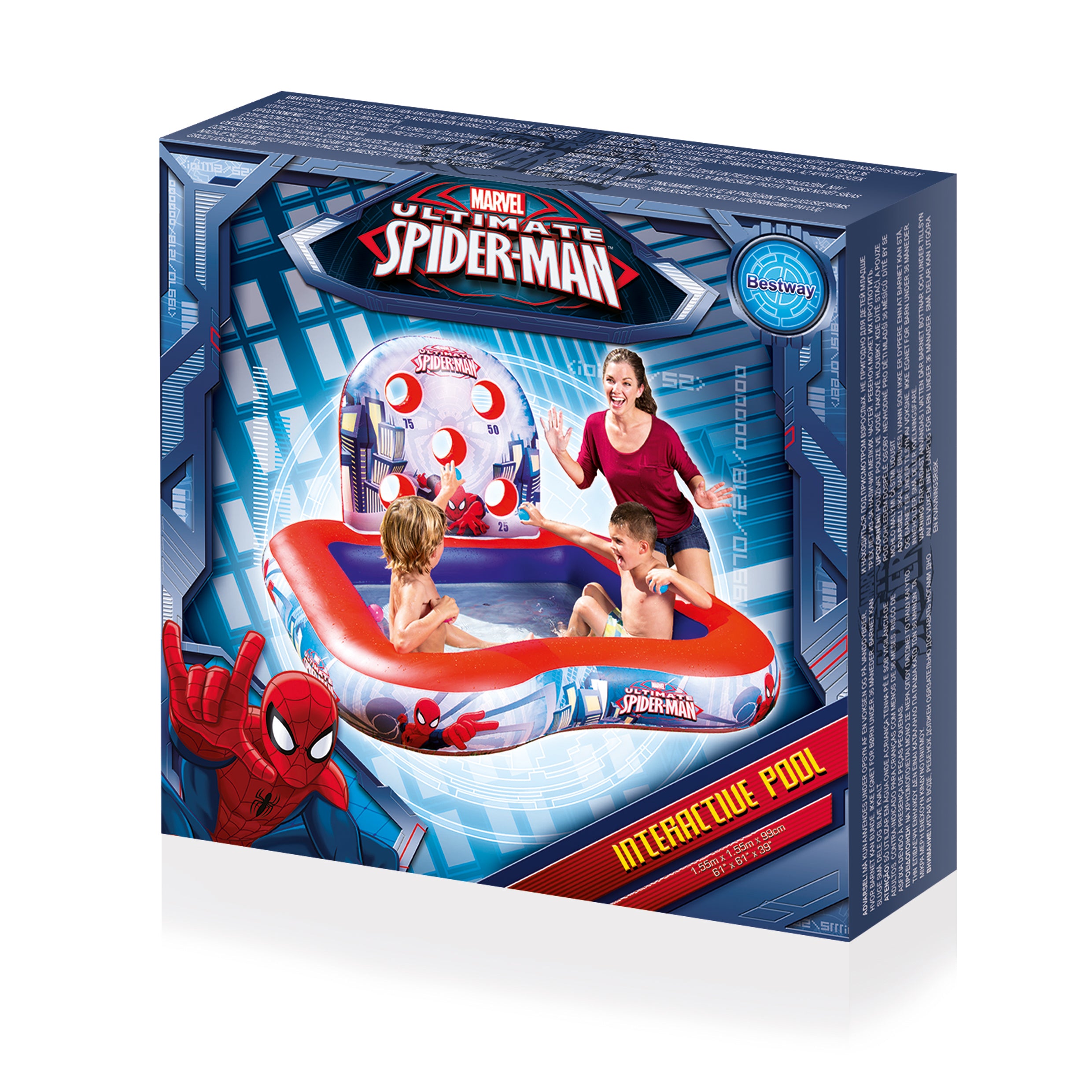 Spider-Man Interactive Play Center (61" x 61" x 39"/1.55m x 1.55m x 99cm)