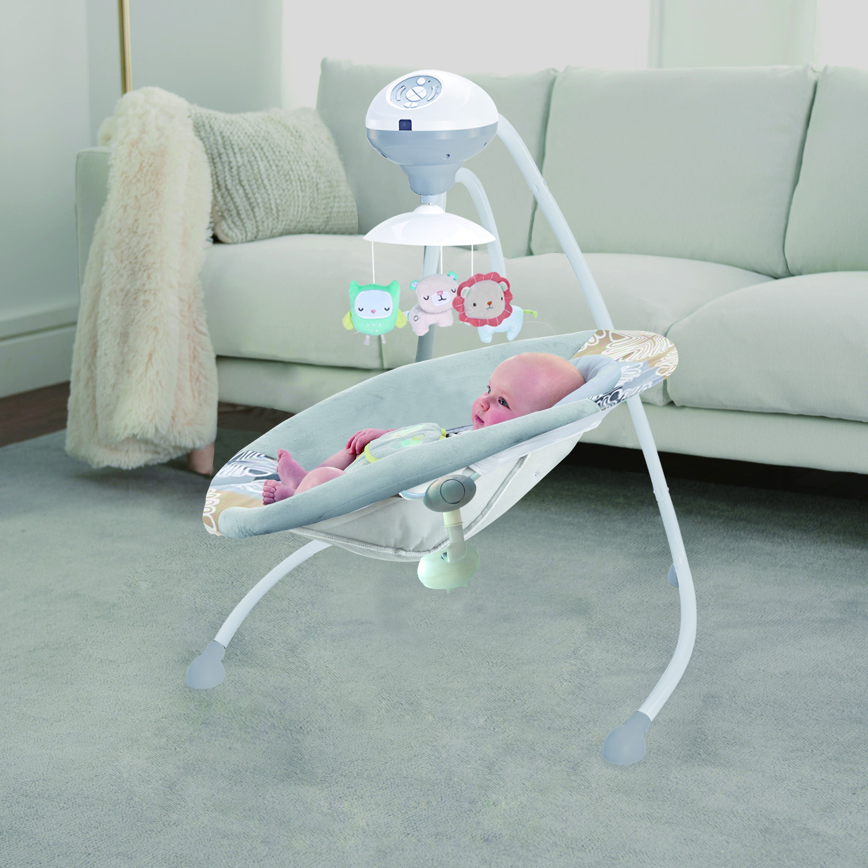 Fitch Baby - Baby Cradle And Electric Swing (Ivory)