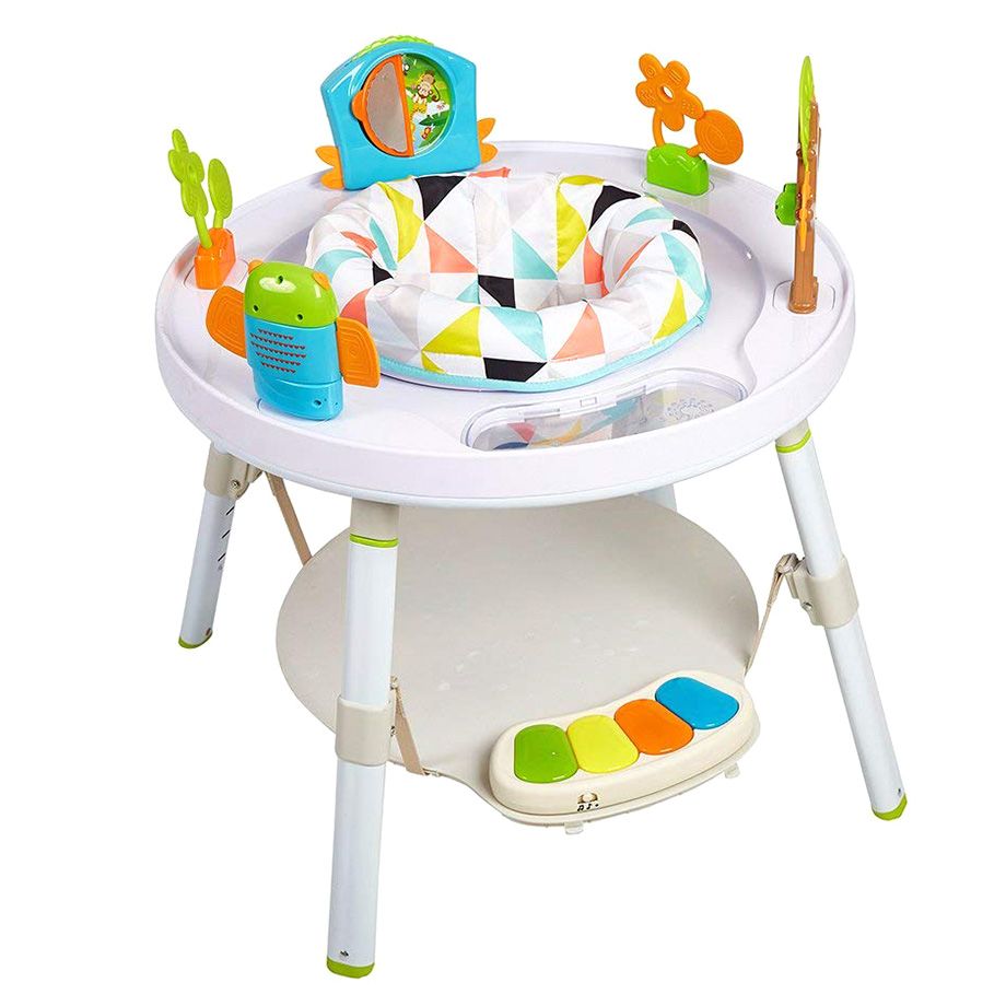 Little Angel - Baby's View 3-Stage Activity Center (White)