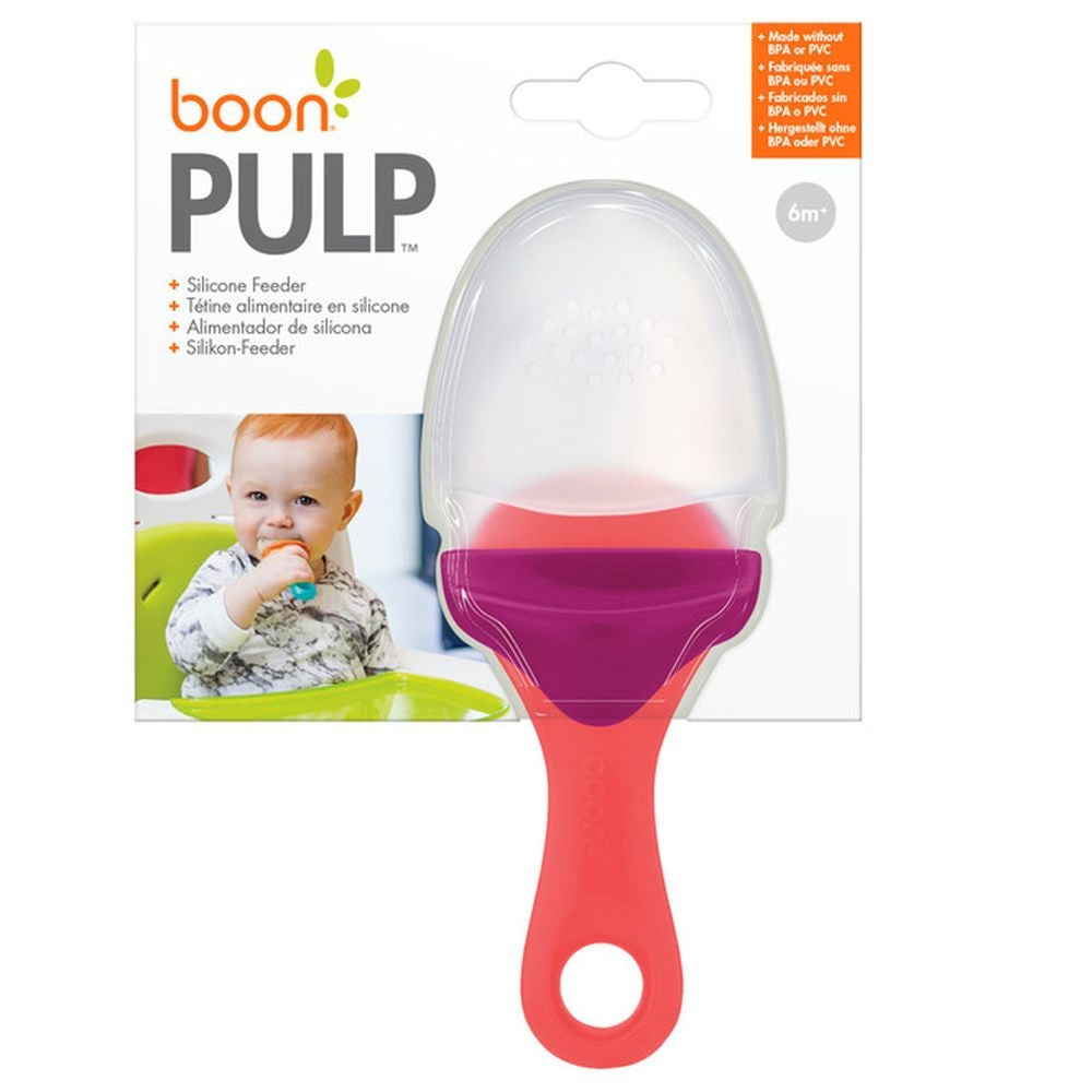 Boon - Pulp Silicone Feeder (Magenta/Pink)