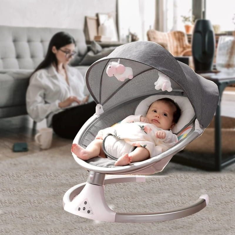 Baby Automatic Swing (Grey)
