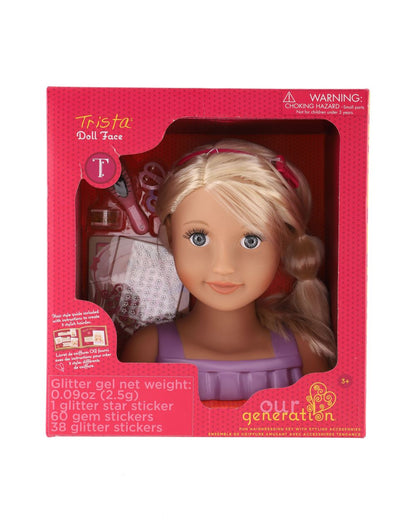 Our Generation Doll Deluxe Trista Doll Bust