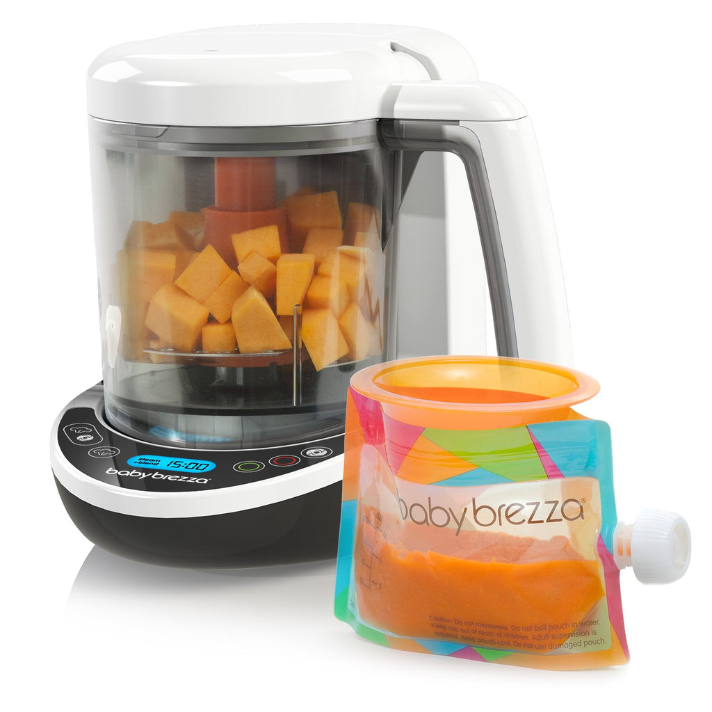 Baby Brezza One Step Baby Food Maker Deluxe + Infantino Squeeze Station