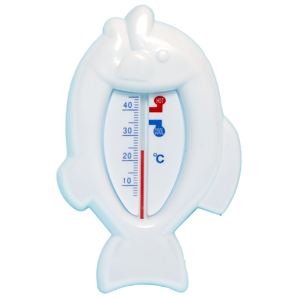 Clippasafe - Bath Thermometer - Fish Shape (White)