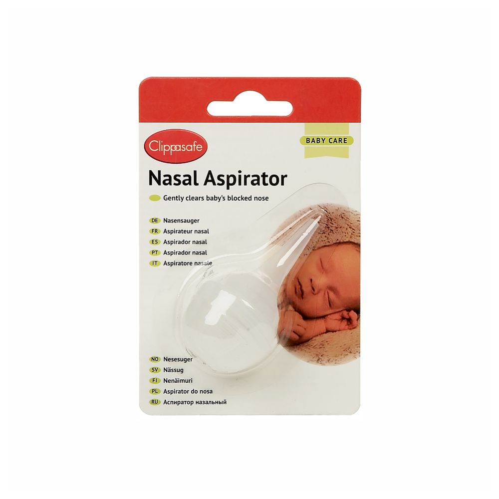 Clippasafe - Nasal Aspirator (Transparent)