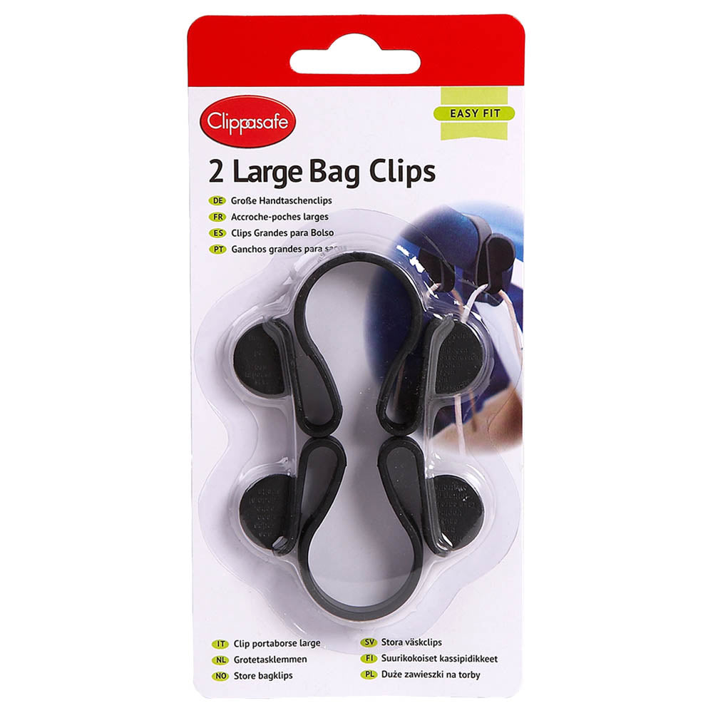 Clippasafe Bag Clips - Large Size (2 Pack)