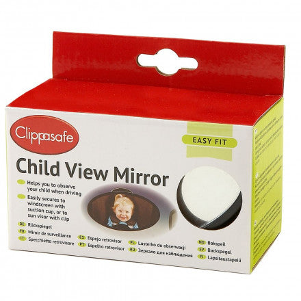 Clippasafe - Child View Mirror (Black)