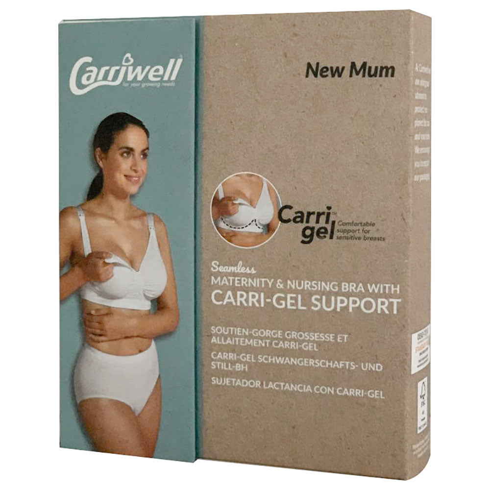 Carriwell - Maternity & Nursing Bra with Carri-Gel Support (Black)