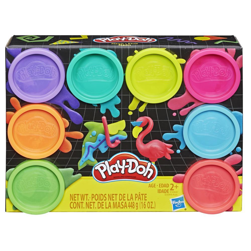 Hasbro - Play-Doh 8 Pack Neon