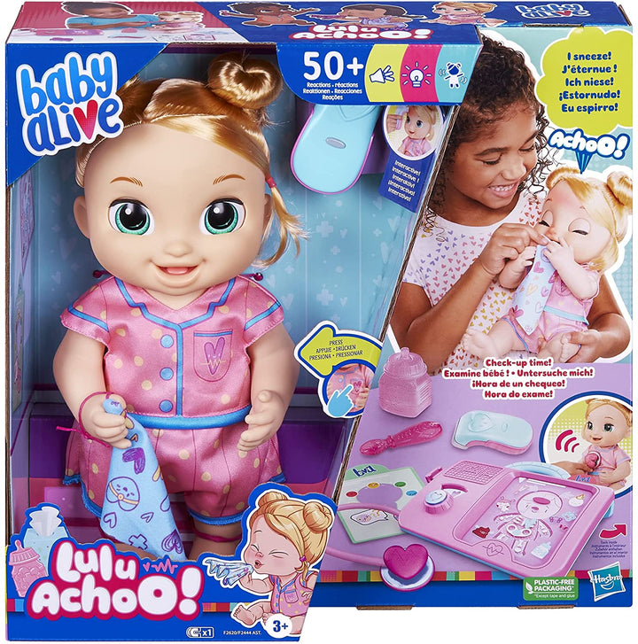 Hasbro Baby Alive Lulu Achoo Doll Halamama's Premium at best