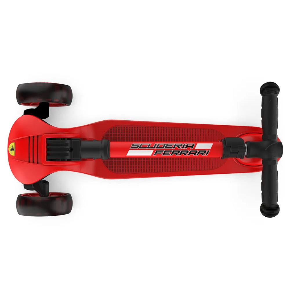 Ferrari - Twist Scooter For Kids With Adjustable Height (Red)