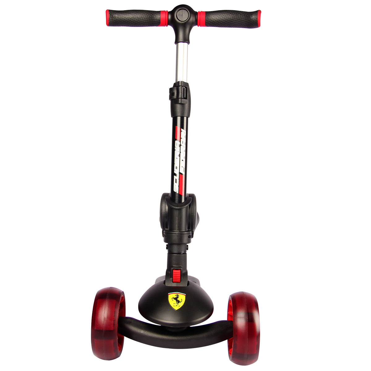 Ferrari - 2 In 1 Foldable Twist Scooter For Kids (Black)