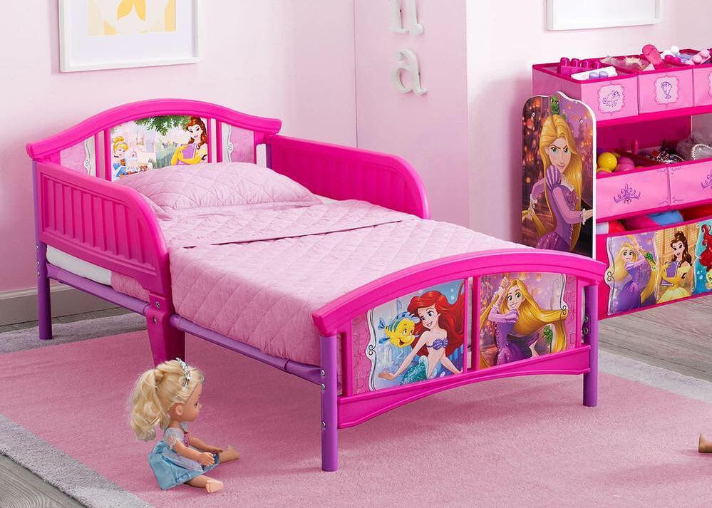 Delta Children - Princess Toddler Bed (Mattress Included)