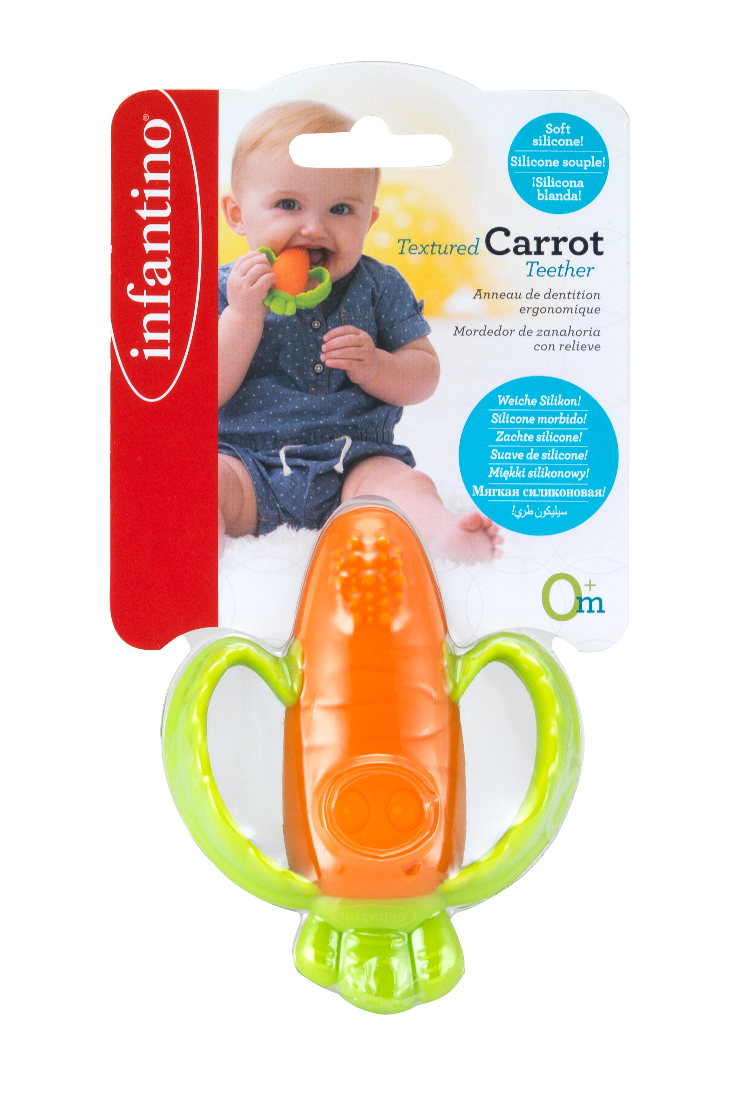 Infantino - Good Bites Textured Carrot Teether