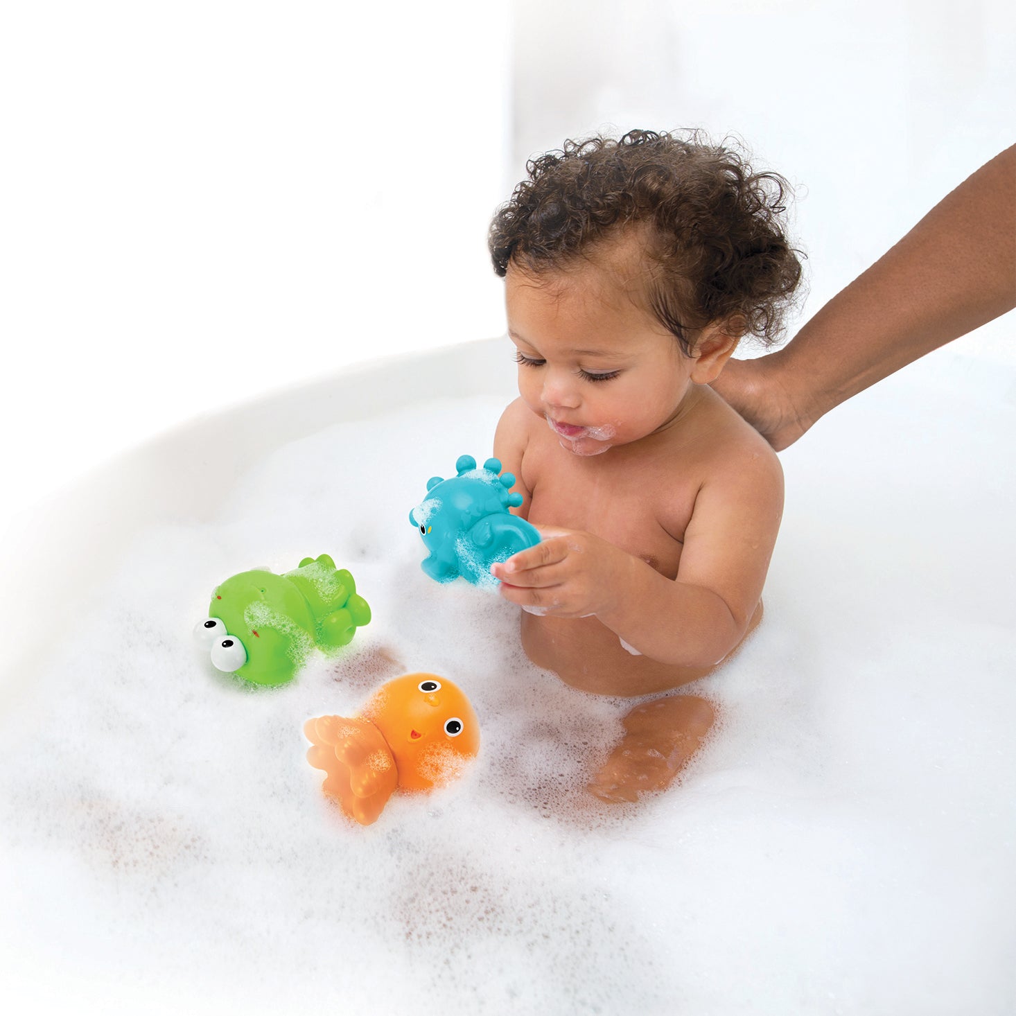 Infantino - Easy Clean Bath Squirters with Clipstrip