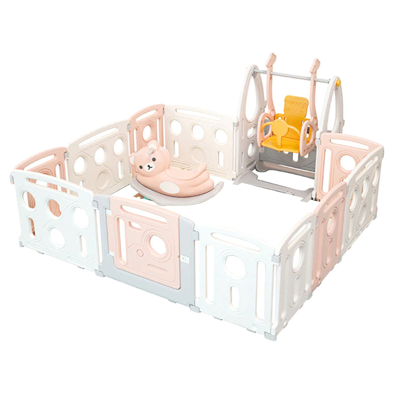 Little Angel - Foldable Play Yard (Pink) - 180 x 200 x 60 cm