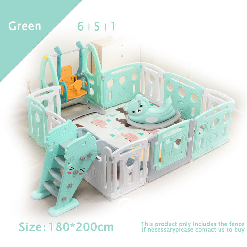 Little Angel - Foldable Play Yard (Turquoise) - 180 x 200 x 60 cm