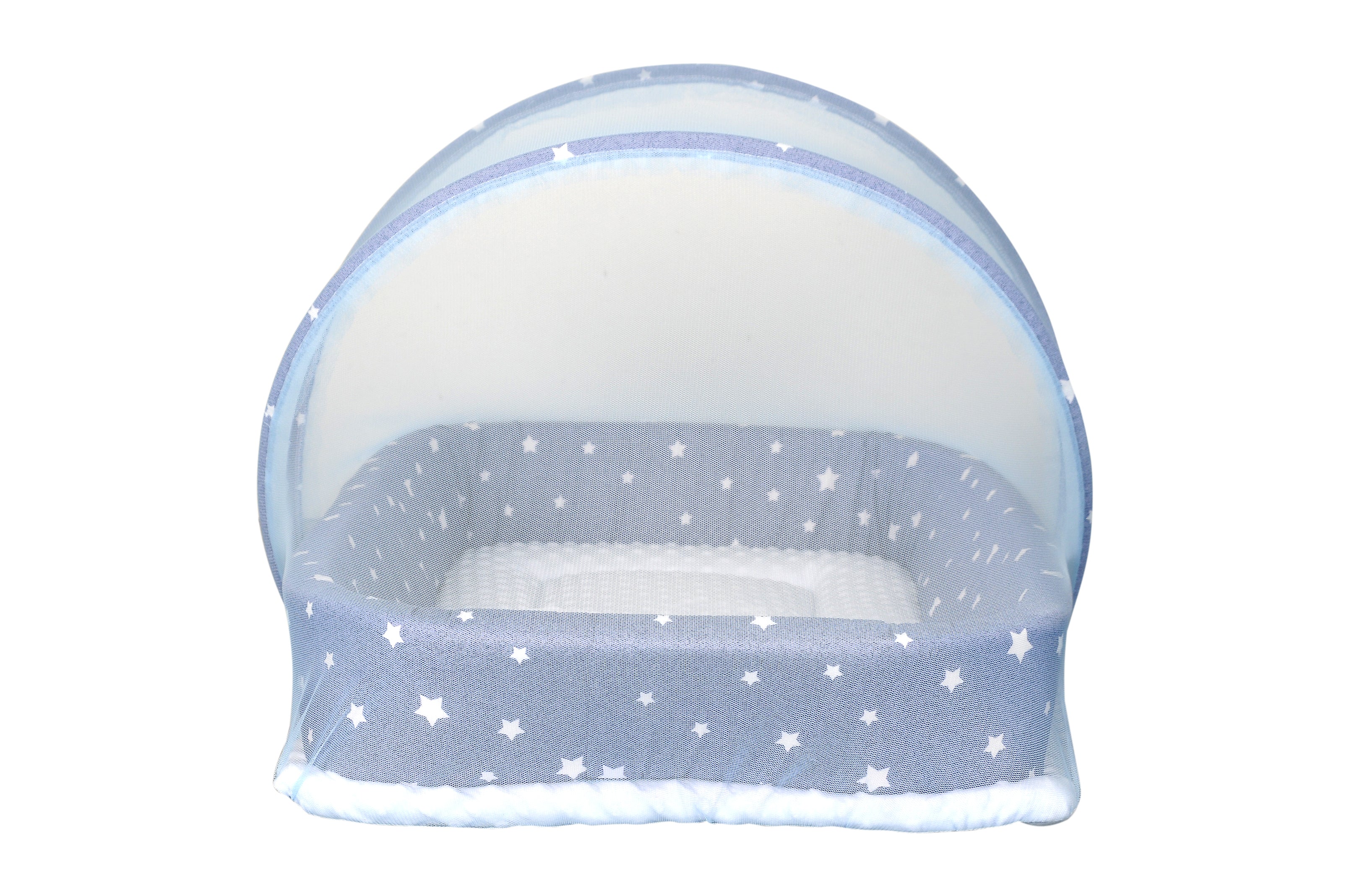 Little Angel Baby Bed With Comfy Paddings (Blue)