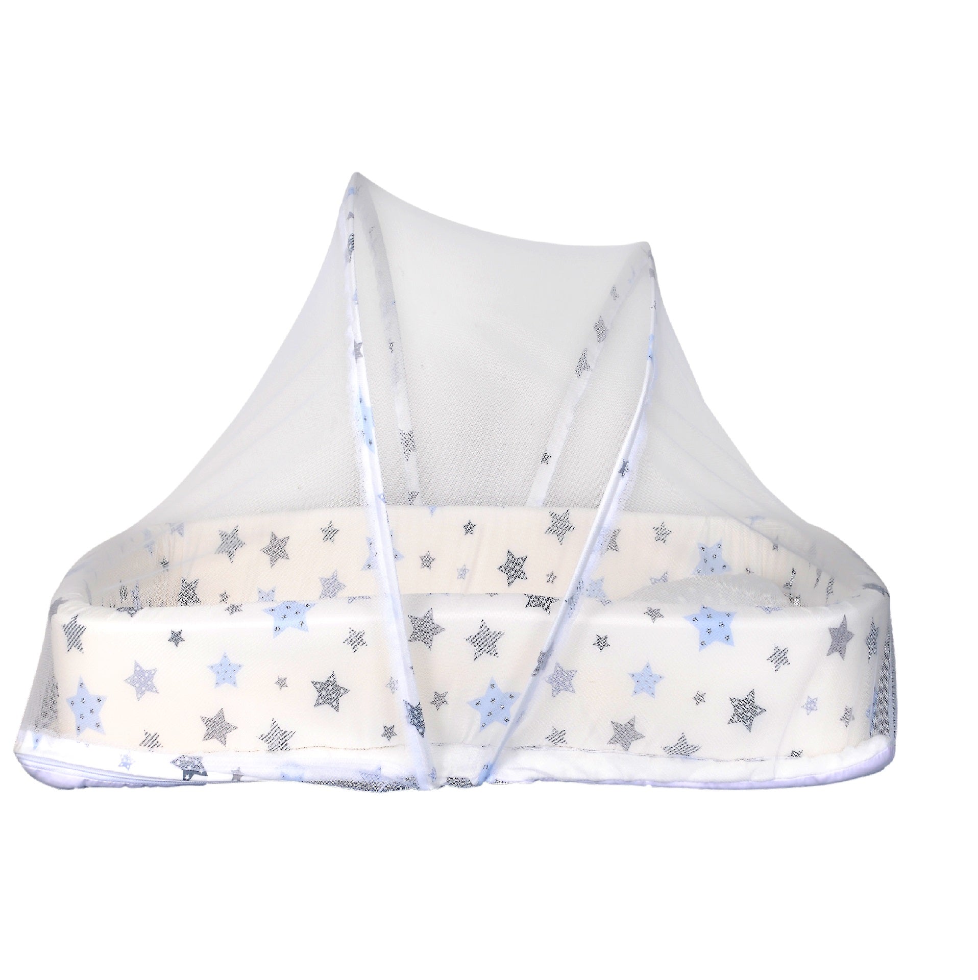 Little Angel Baby Bed With Comfy Paddings (White)