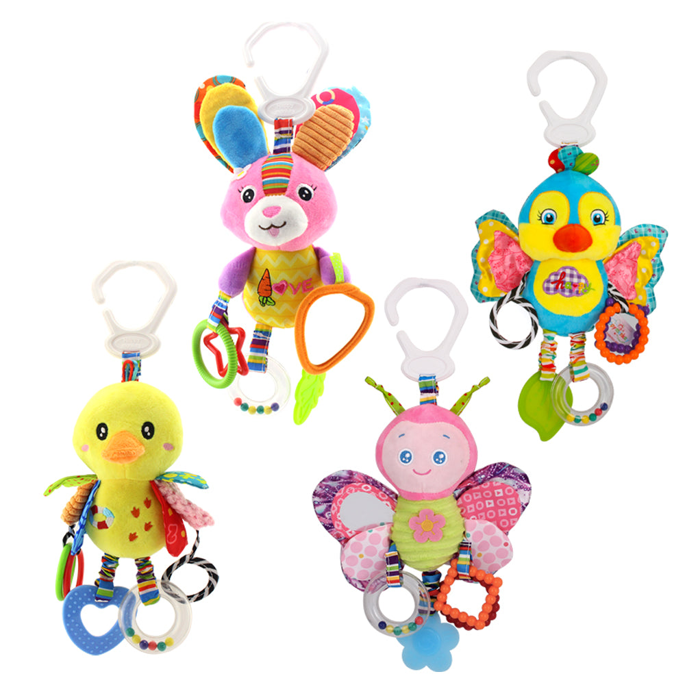 Baby Plush Soft Rattle - Butterfly