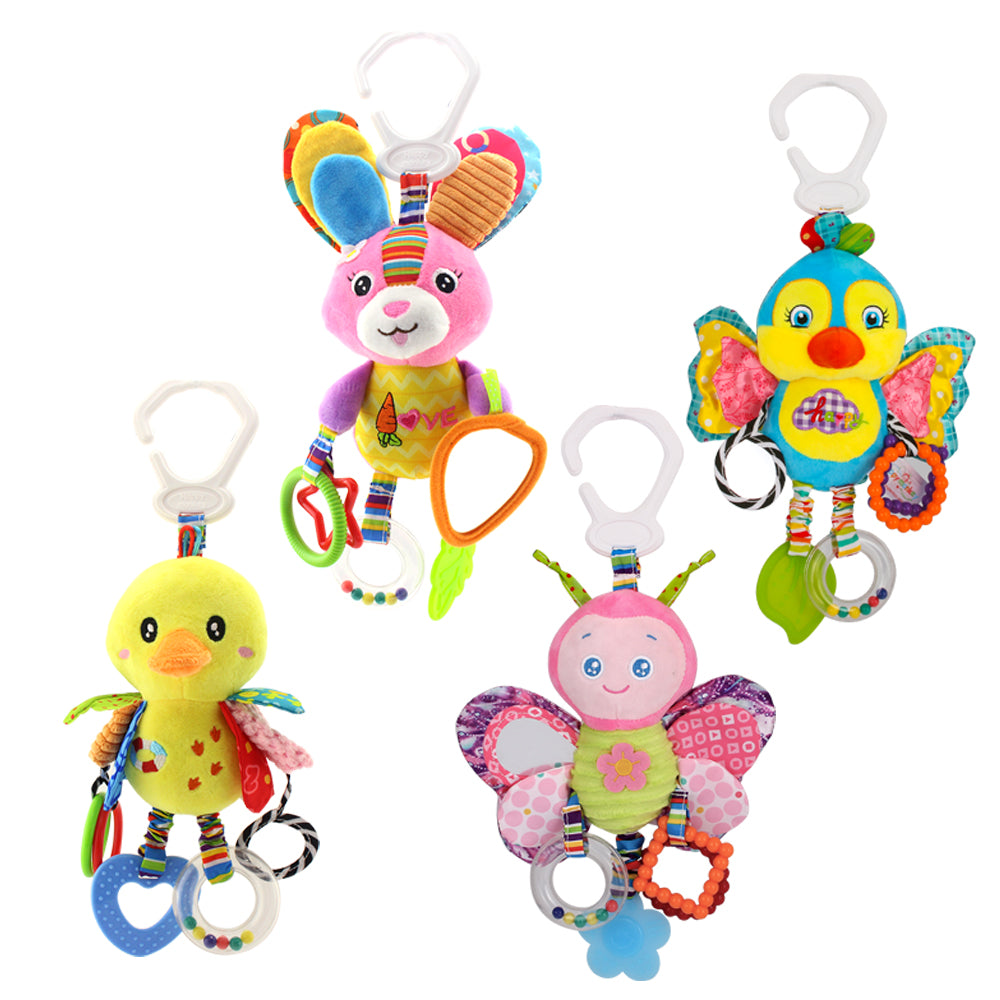 Little Angel Baby Plush Soft Rattle - Butterfly