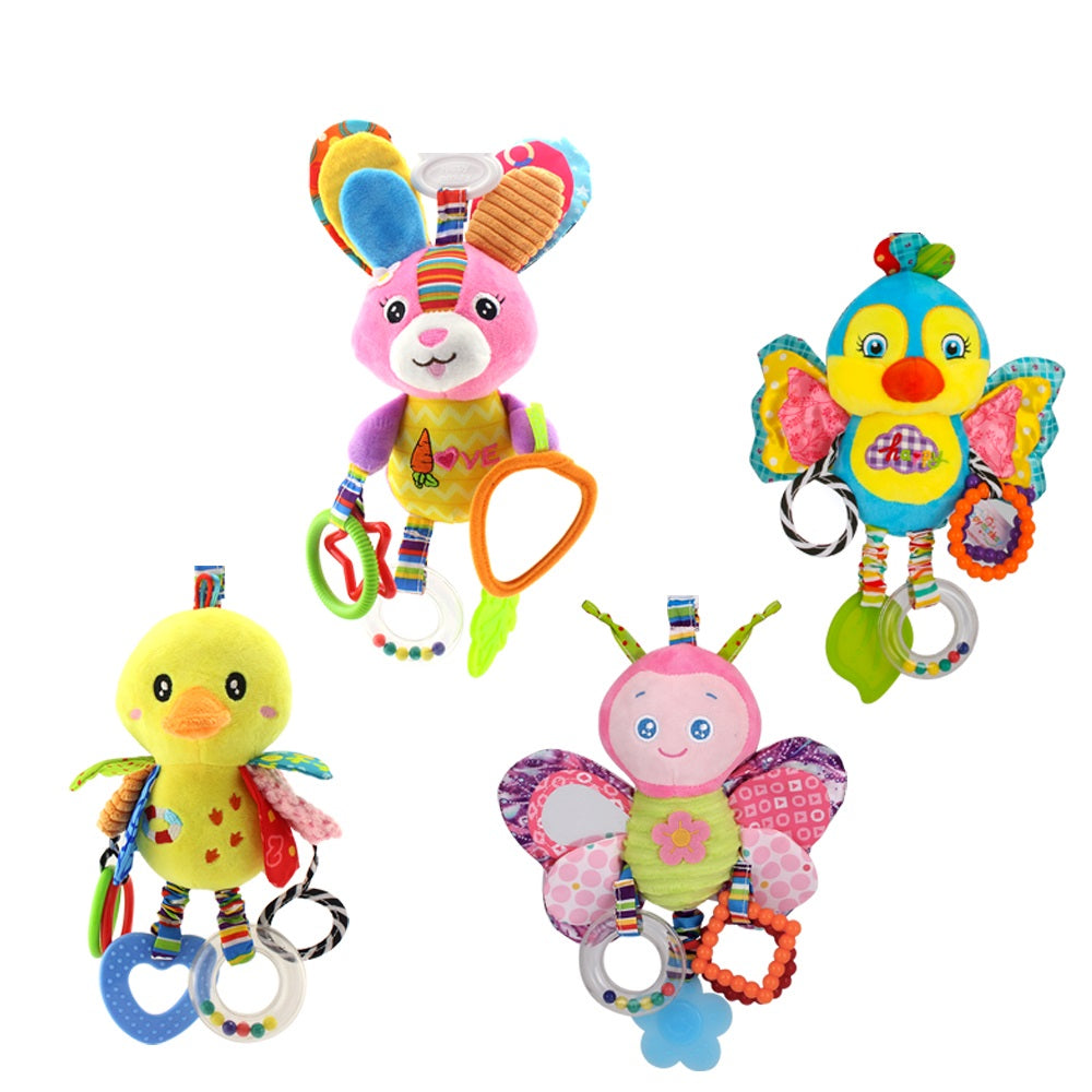 Baby Plush Soft Rattle - Butterfly