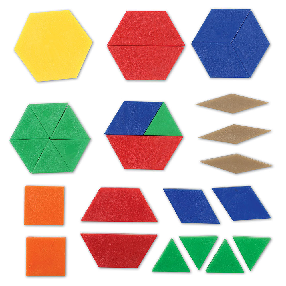 Learning Resources - Plastic Pattern Blocks