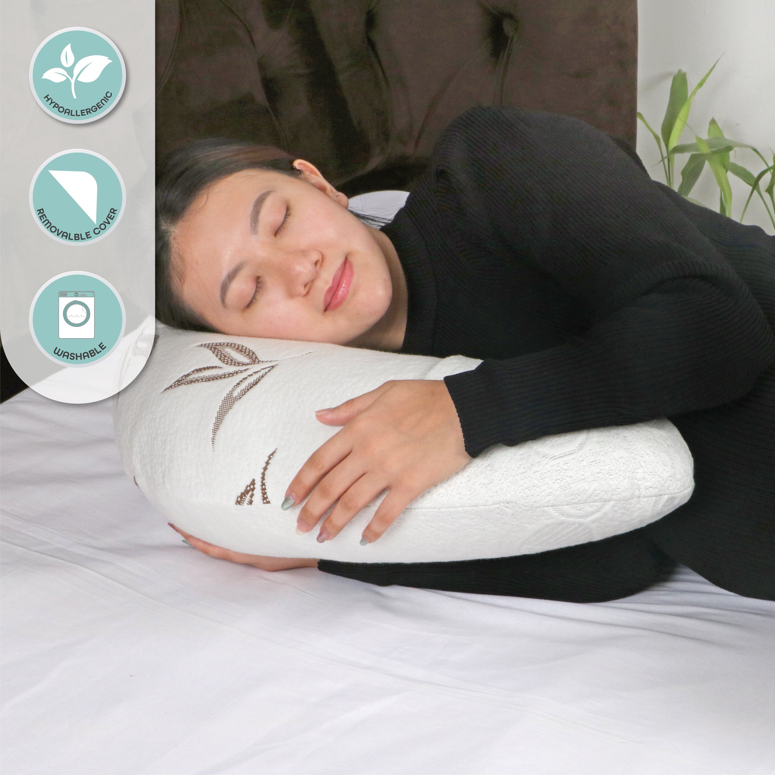 Moon - Heat Regulating Support Pillow With Bamboo Rayon