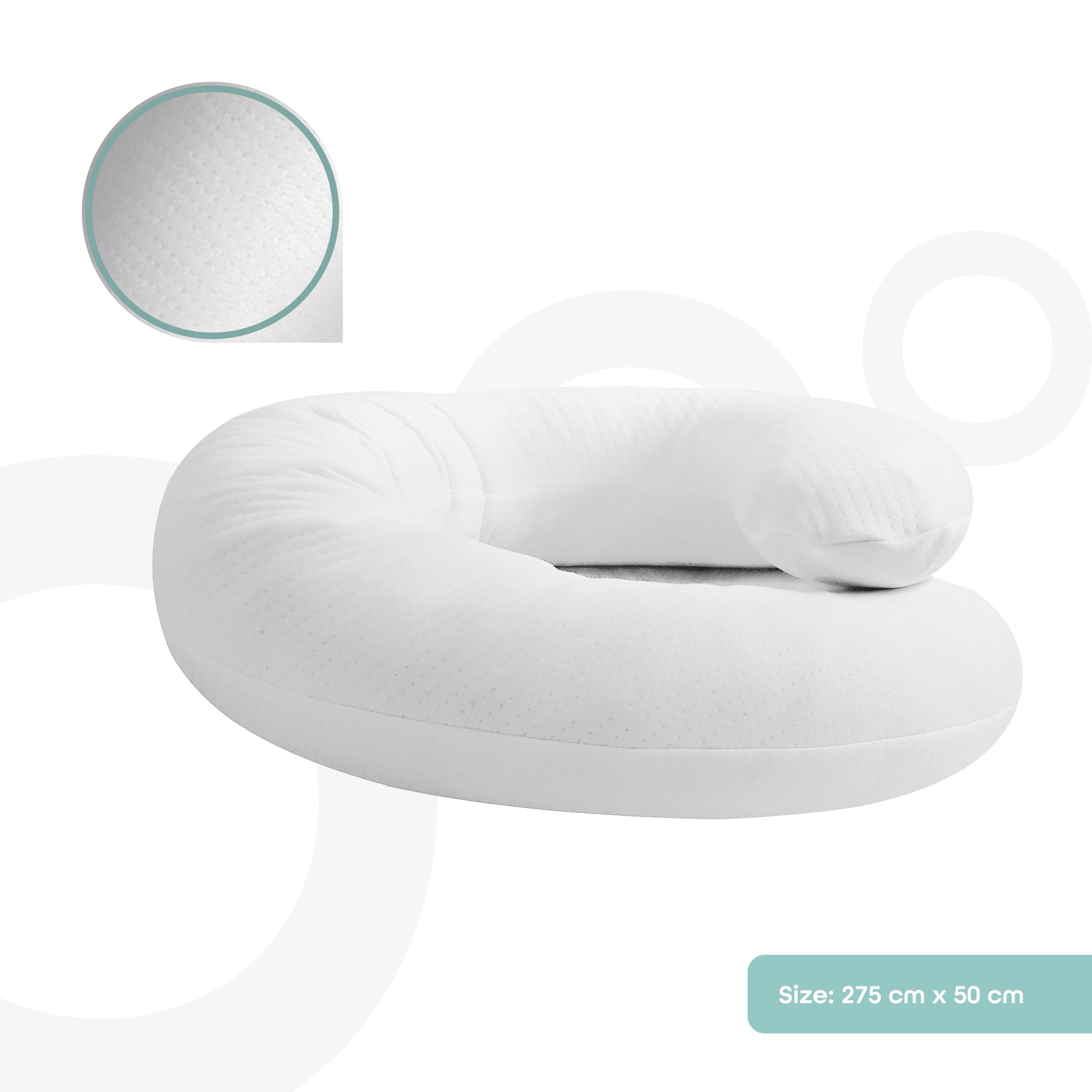Moon Maternity Pillow (White)